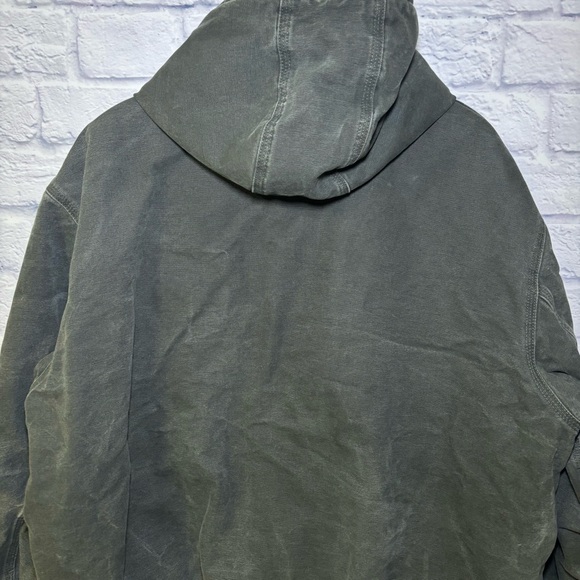 Carhartt Active Hooded Jacket Quilt Lined Mens 2XL Tall 101540 316 Green - Picture 7 of 16